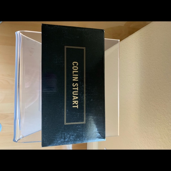 Faux Wooden Kitten Heel Slides With Jewel Buckle - Picture 3 of 3